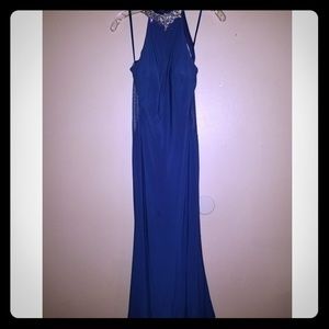 Blue maxi dress